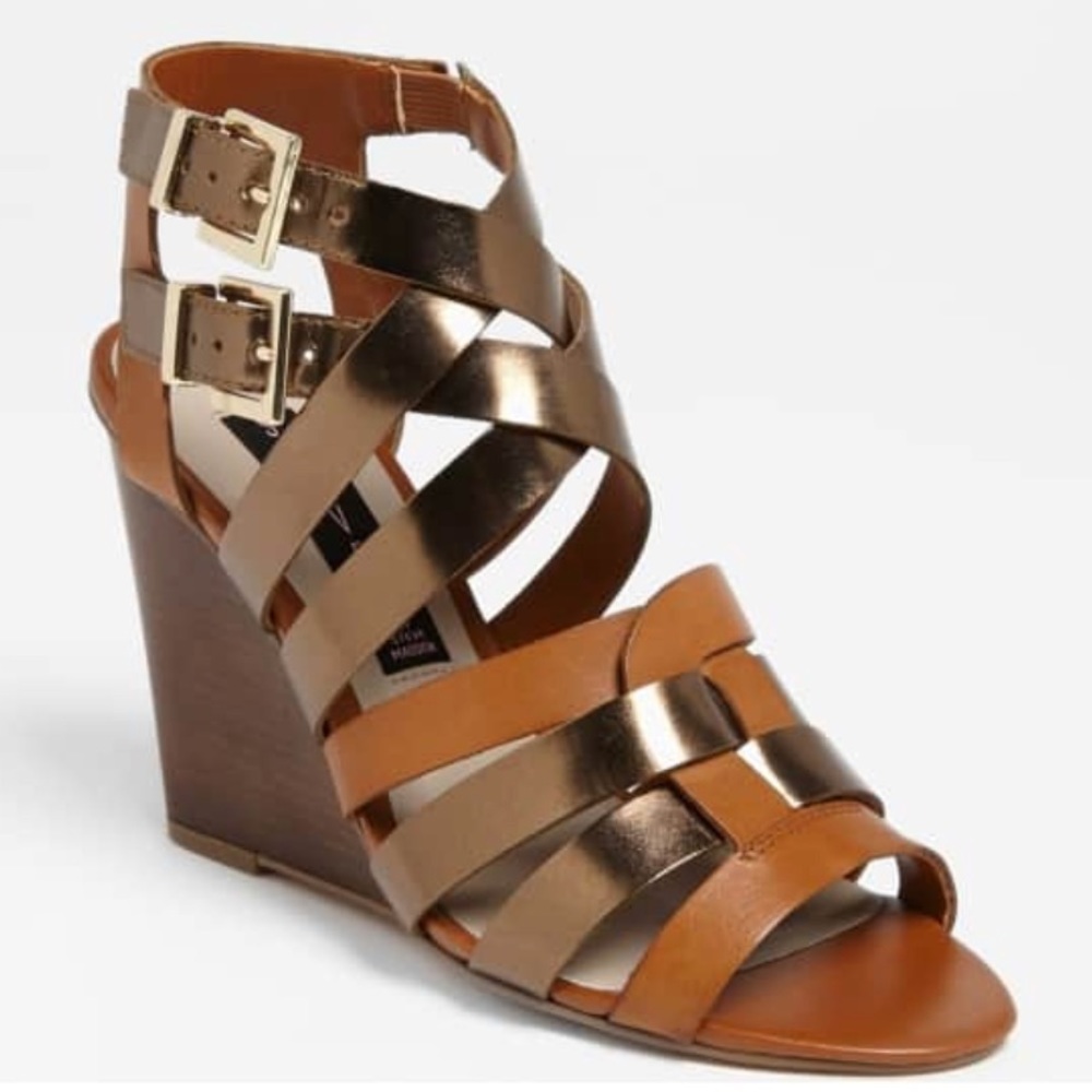 Steven Steve Madden Midori Wedge Gladiator Sandals